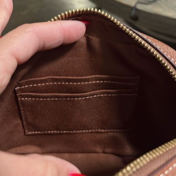 Coach Brown Crossbody Bag with Mickey Mouse Design - Picture 9 of 15